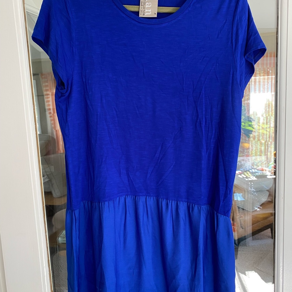 Anthropologie dolan Left Coast Royal Blue Top